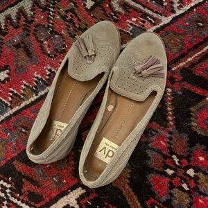 Dolce Vita Taupe Suede Loafers